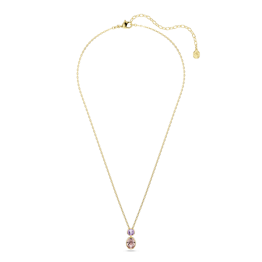 Chroma pendant, Mixed cuts, Multicolored, Gold-tone plated 5741586
