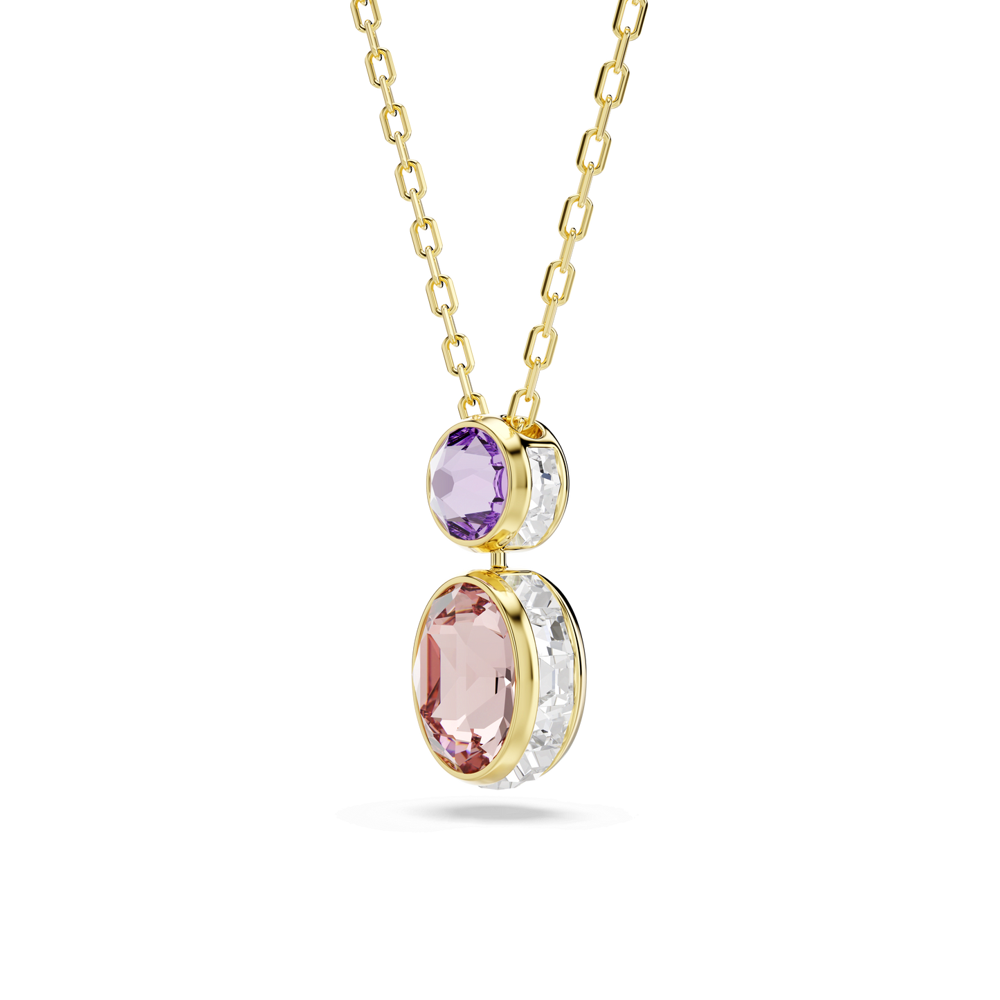 Chroma pendant, Mixed cuts, Multicolored, Gold-tone plated 5741586