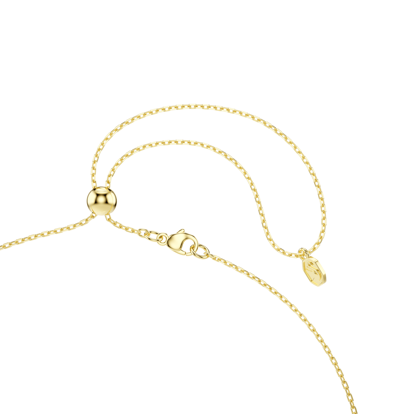 Gema pendant, Mixed cuts, Dangling crystals, Multicolored, Gold-tone plated 5741587