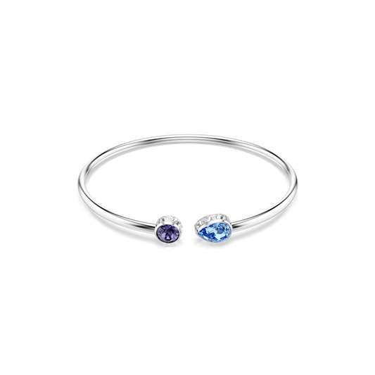 Chroma bangle, Mixed cuts, Multicolored, Rhodium plated 5741780