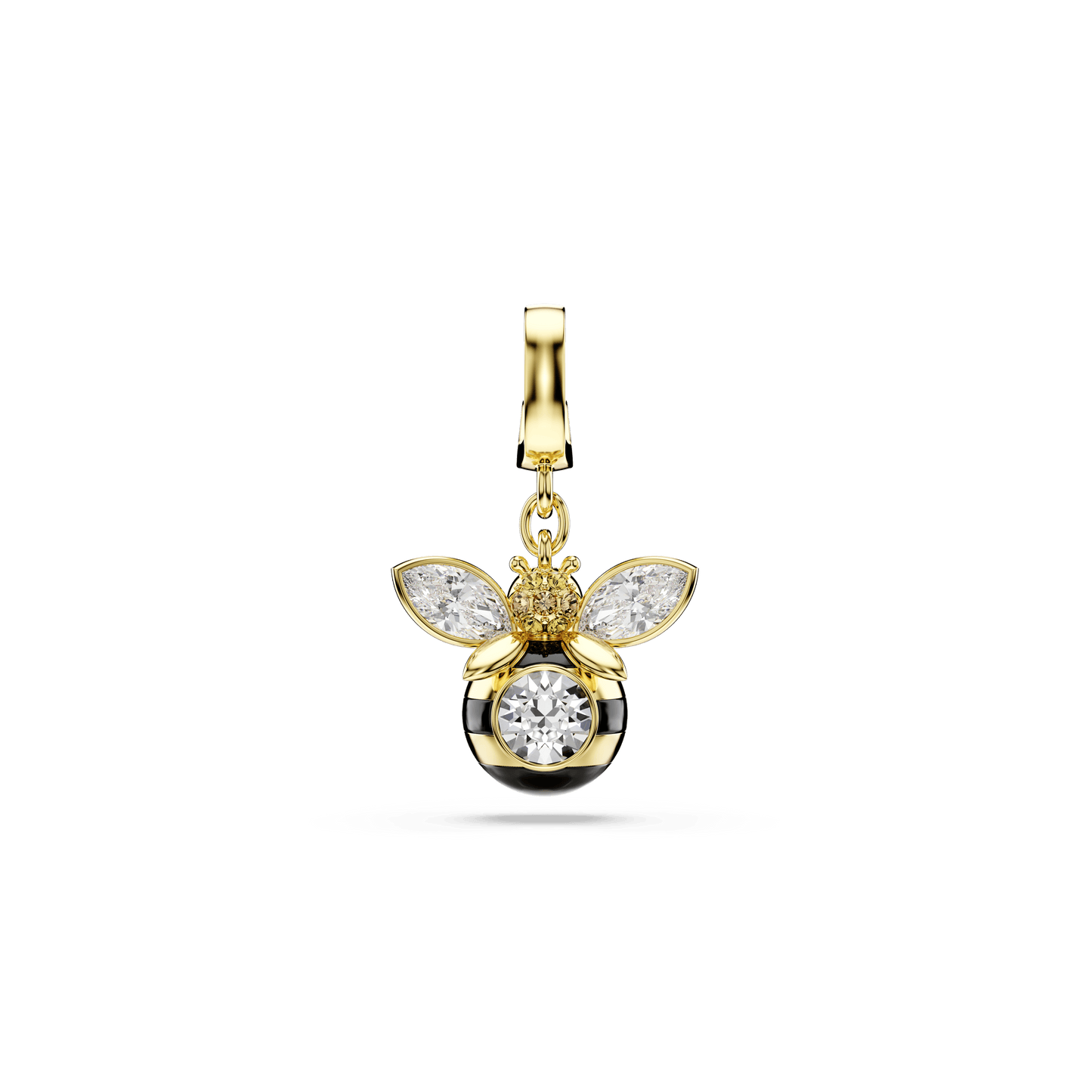Idyllia charm, Mixed cuts, Bee, Multicolored, Gold-tone plated 5743132