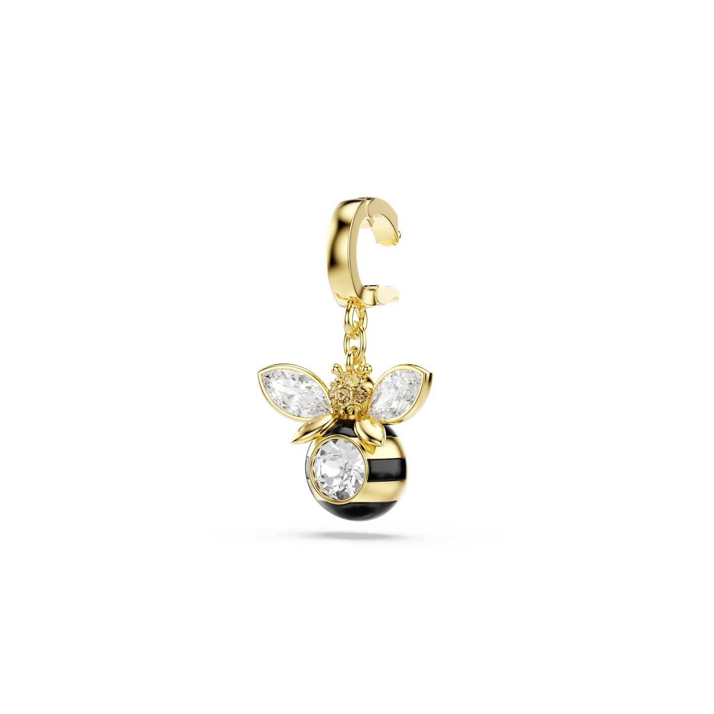 Idyllia charm, Mixed cuts, Bee, Multicolored, Gold-tone plated 5743132