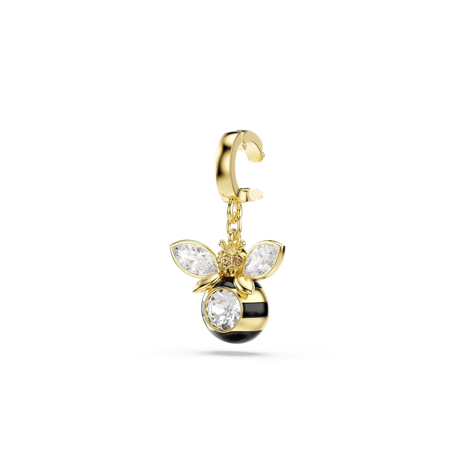 Idyllia charm, Mixed cuts, Bee, Multicolored, Gold-tone plated 5743132