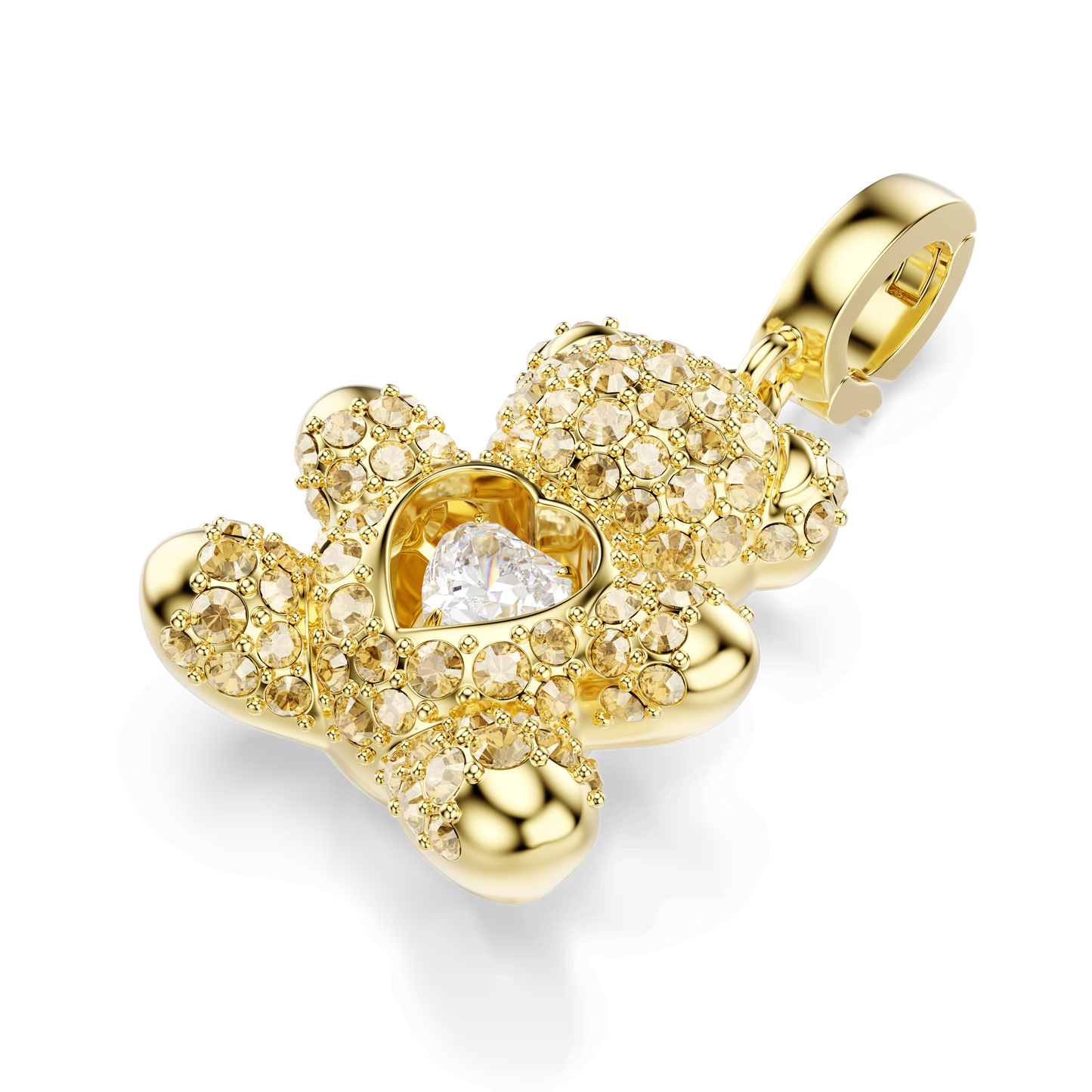Idyllia charm, Mixed cuts, Teddy, Gold tone, Gold-tone plated 5743147