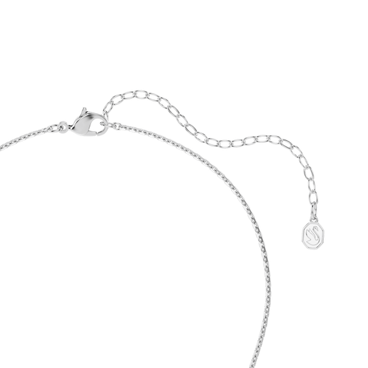 Ariana Grande x Swarovski set, Crystal pearl, Round cut, Flower, White, Rhodium plated 5749180