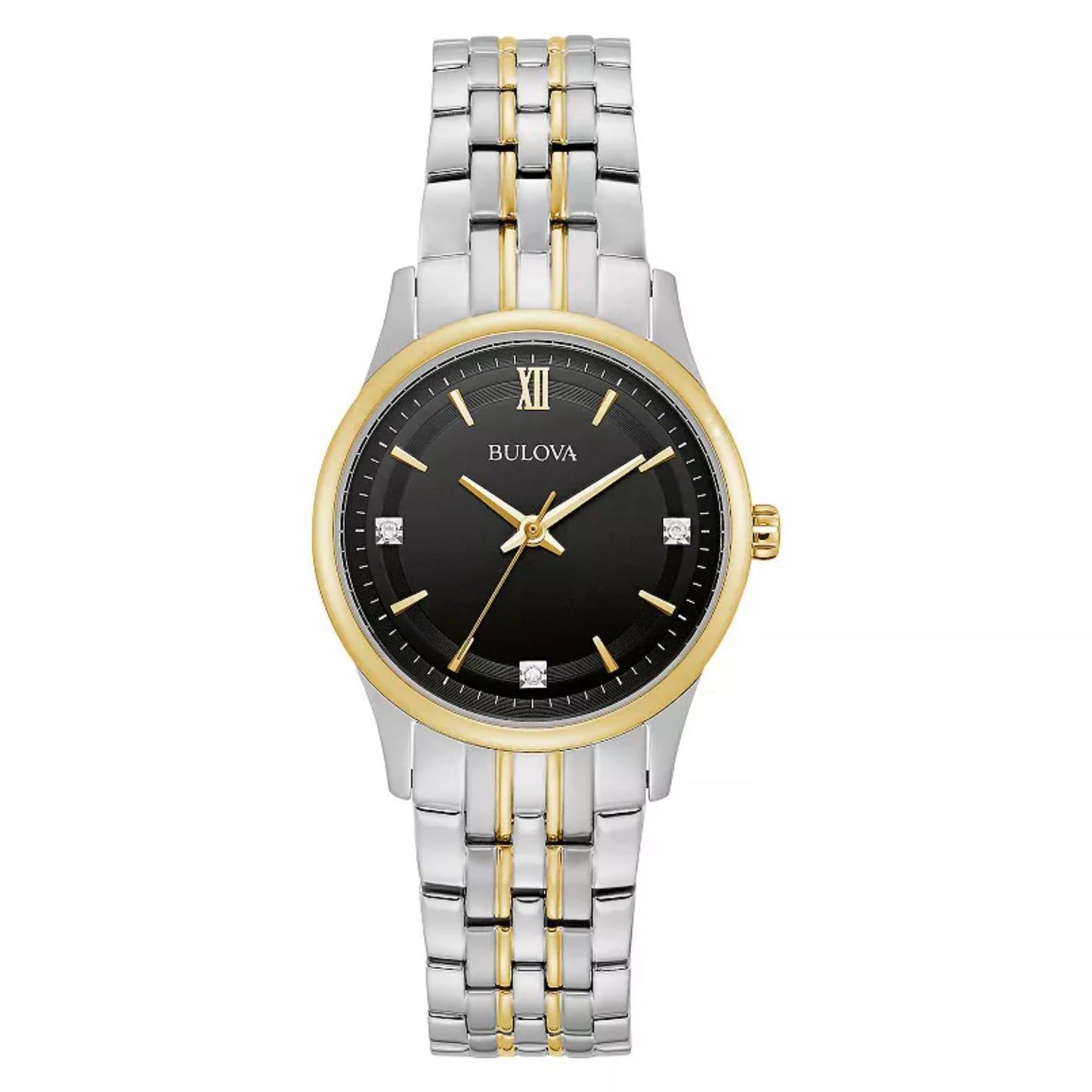 Bulova Bulova Women's Jubilee Diamond Accent Two-Tone Stainless Steel Watch Watch 98P196