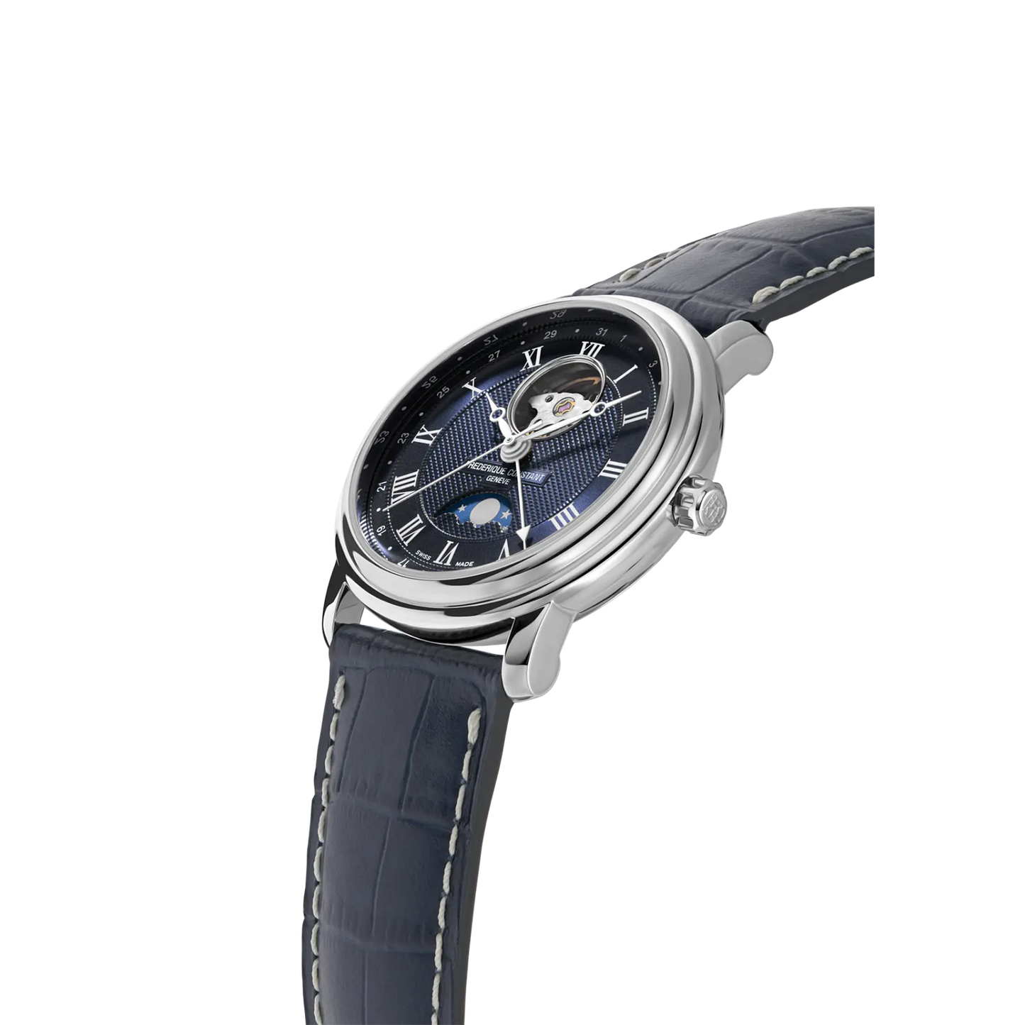 Heart Beat Moonphase Date FC-335MCNW4P26