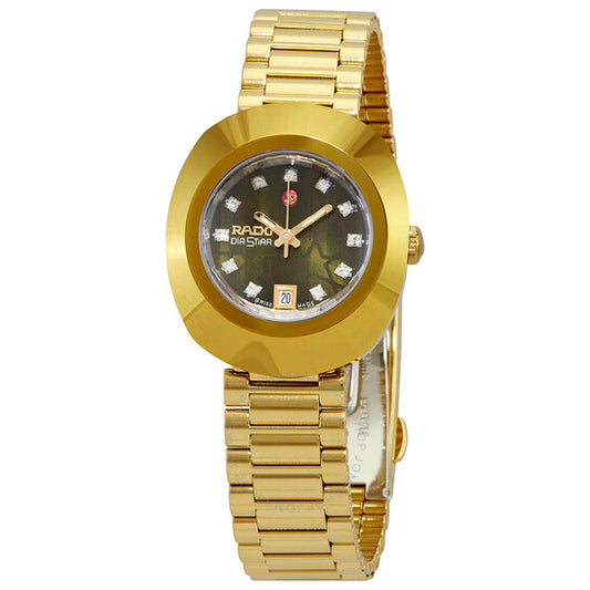 The Original Automatic Diamond Green Dial Ladies  R12416533