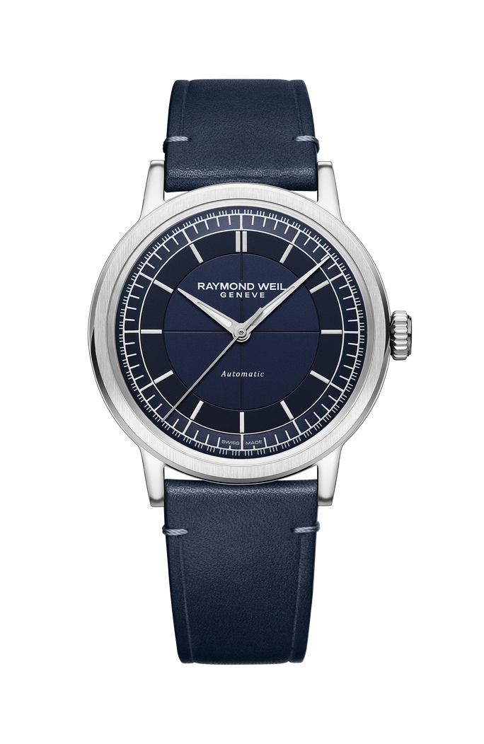 raymond-weil-millesime-mens-automatic-blue-sector-dial-blue-leather-strap-watch-39-5mm-2925-stc-50001