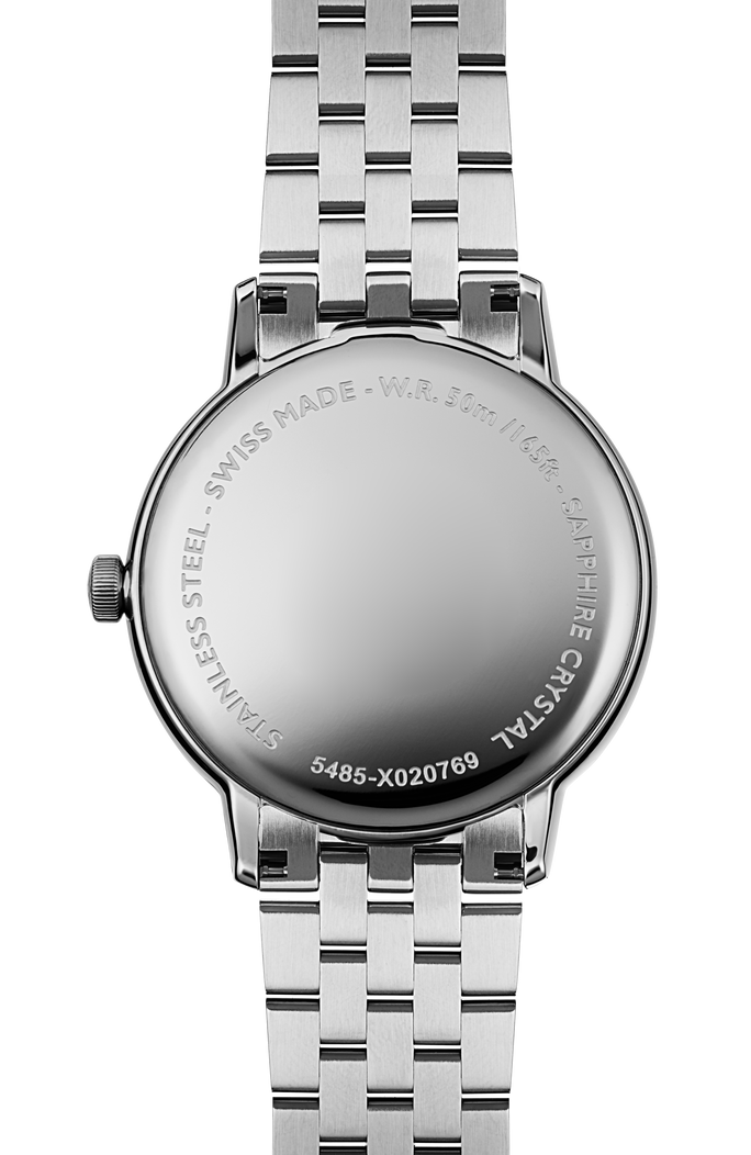 Toccata Men's Quartz White Dial Bracelet Watch, 39mm 5485-ST-00359