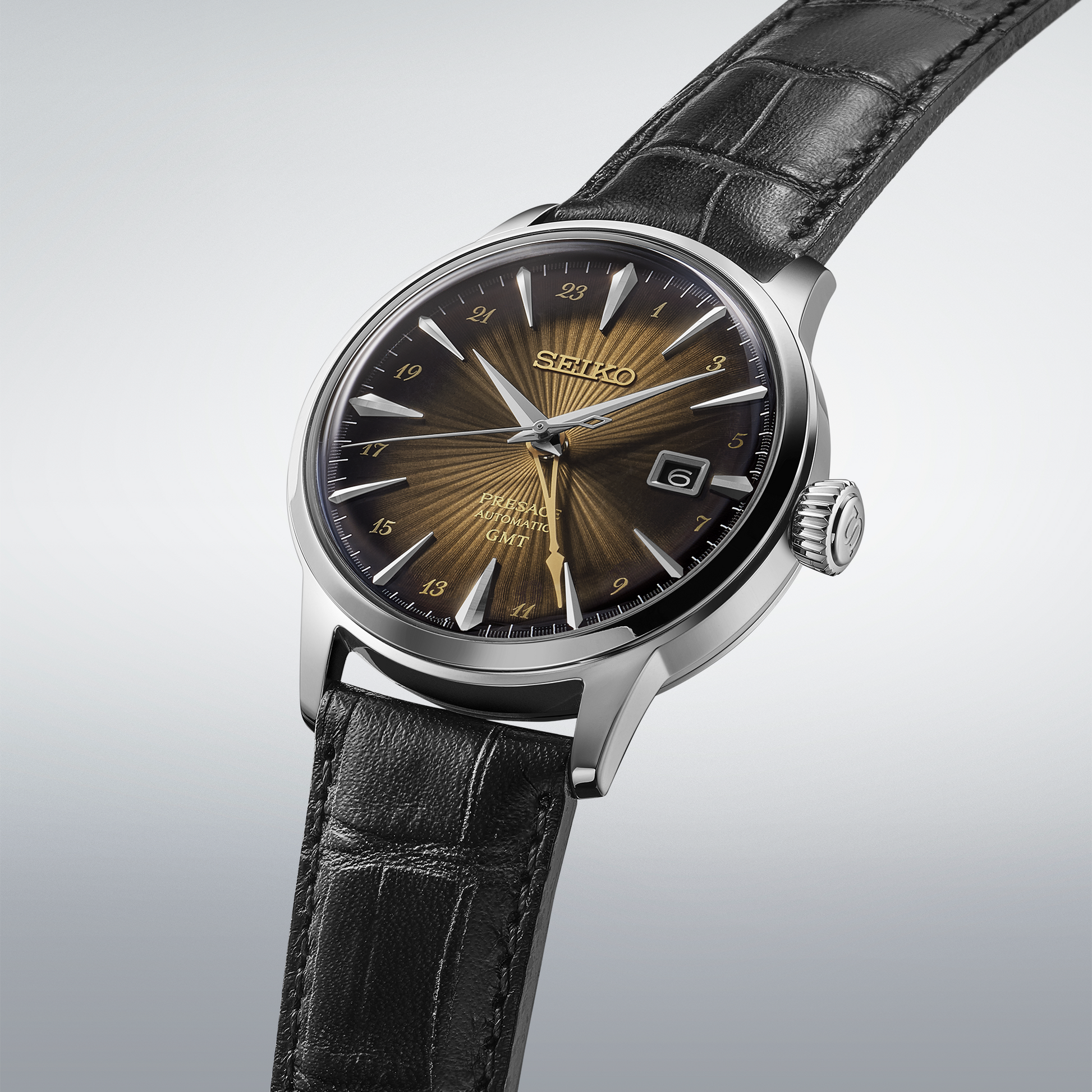 Seiko Presage Cocktail Time GMT Watch SSK039