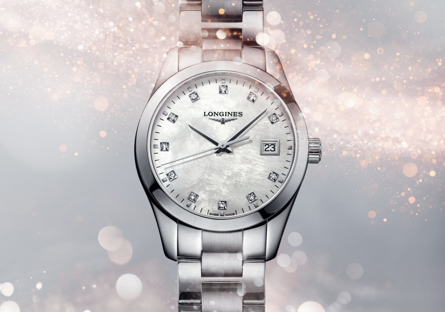 Conquest Classic Quartz Watch L2.386.4.87.6