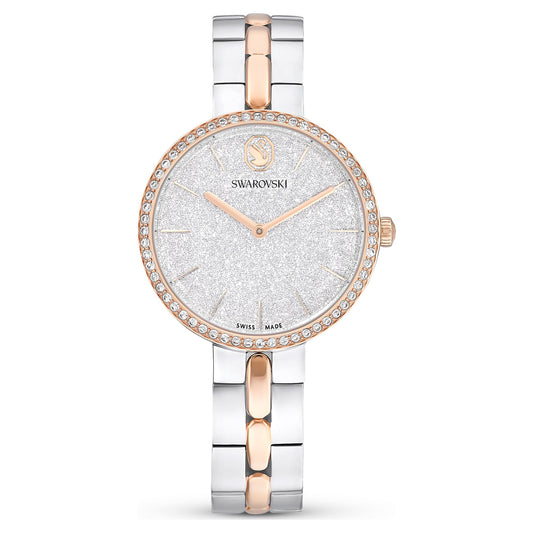 Cosmopolitan watch, Swiss Made, Metal bracelet, Silver tone, Mixed metal finish 5742473