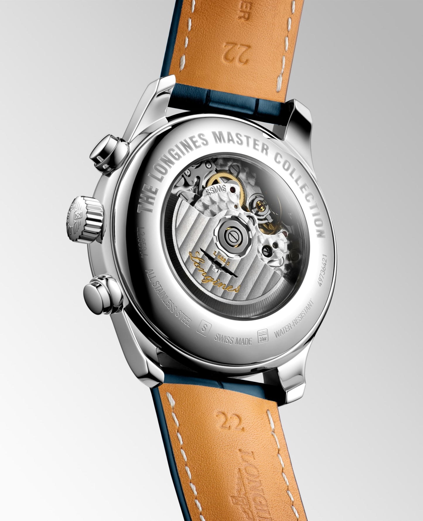 Master Collection Chronograph Automatic Watch L2.859.4.92.0