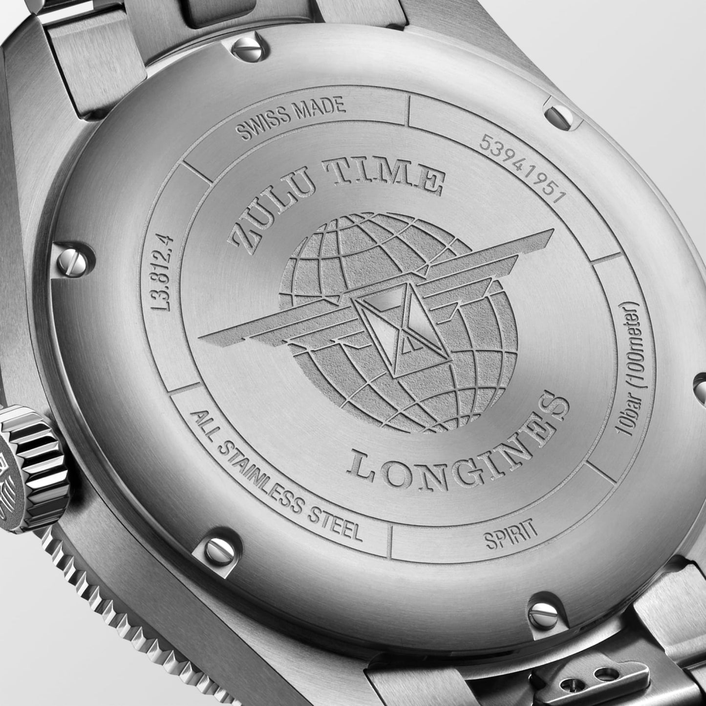 Spirit Zulu Time Automatic Watch L3.812.4.93.6