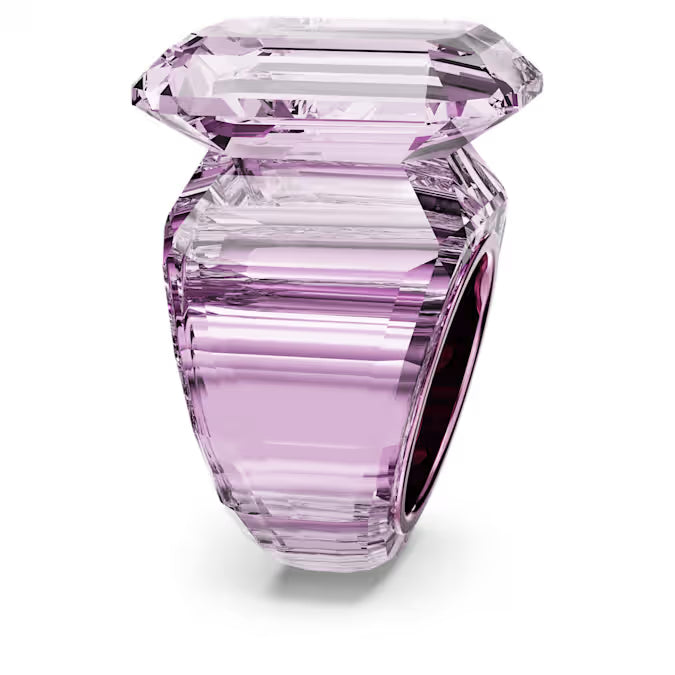 Lucent cocktail ring, Octagon cut, Pink