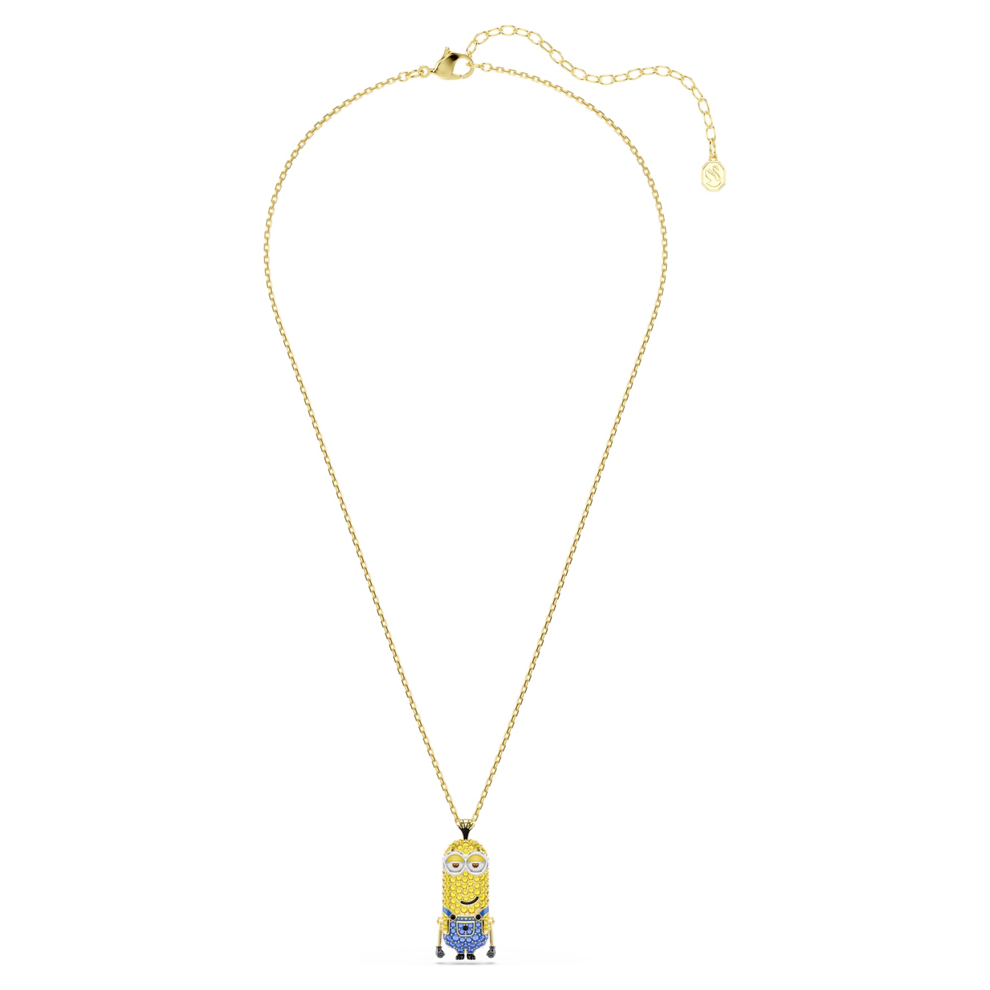 Minions Kevin pendant, Pavé, Multicolored, Gold-tone plated 5743384