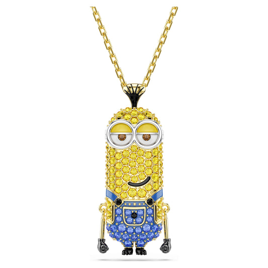 Minions Kevin pendant, Pavé, Multicolored, Gold-tone plated 5743384