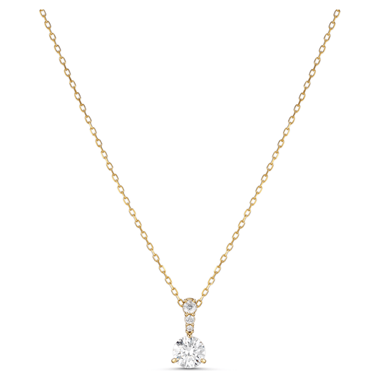SWAROVSKI Solitaire Pendant Necklace Cz White One Size 5511557